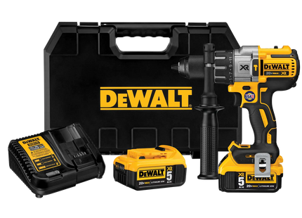 DEWALT DCD996P2T-B3 kit de taladro percutor 20V MAX XR con dos baterías y cargador