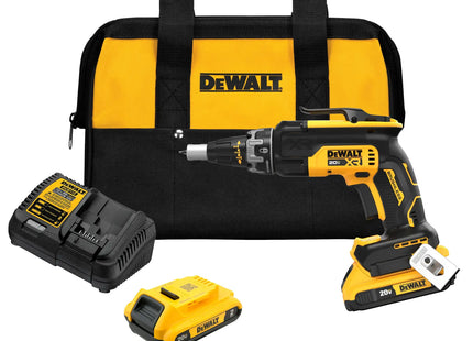 DEWALT DCF630D2 kit de atornillador para drywall con maleta, batería y cargador