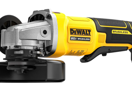 DEWALT DCG408P2-B3 esmeril angular, vista lateral