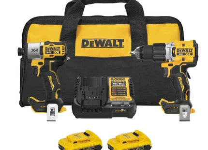DeWalt Kit Taladro Percutor y Atornillador 20V XR, DCK250D2-B3
