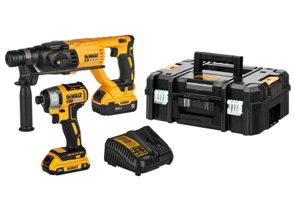 DEWALT combo kit DCK260D1P1T-B3 con maletín TSTAK