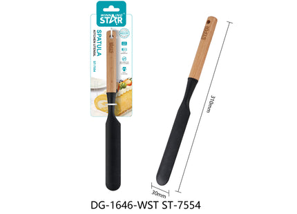 Espátula Winning Star, ST-7554, Silicona, Nylon, Madera