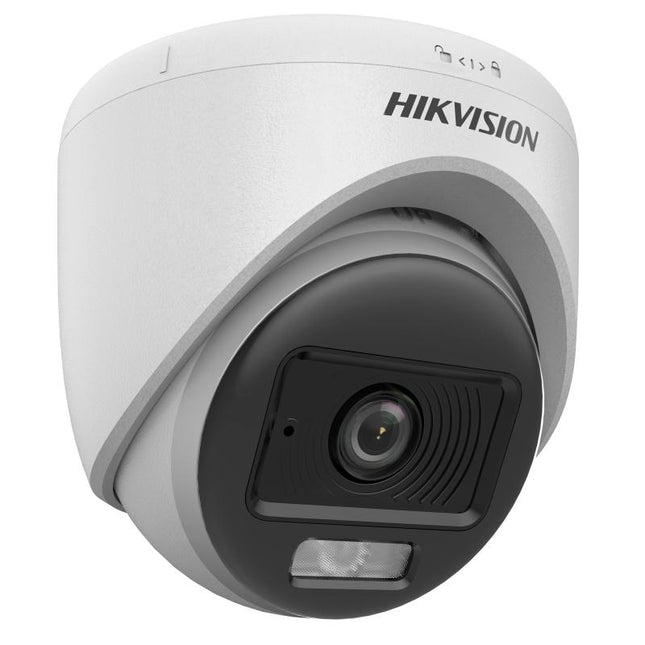 Cámara Analógica Hikvision DS-2CE70KF0T-LPFS (2.8MM) | ColorVu | Turret | 3K | Exterior