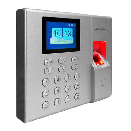 Control de Acceso Hikvision DS-K1T8003EF | Terminal de Acceso por Huella Digital con Pantalla LCD de 2.4 Pulgadas | EM Incorporado