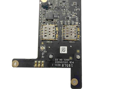 Módulo celular Hikvision DS-PM2-S(AU) vista frontal con conectores para sistema de alarma