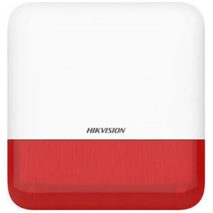 Sirena Externa Inalámbrica Hikvision DS-PS1-E-WB | 110dB | 1600m RF | IP65 | 433MHz