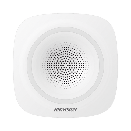 Sirena Interna Inalámbrica Hikvision DS-PS1-I-WB | 90~110dB | 1600m RF | 433MHz