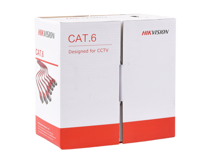 Cable UTP Cat 6 Hikvision DS-1LN6-UU | 305 mts | 0.565mm | 23AWG | 100% Cobre