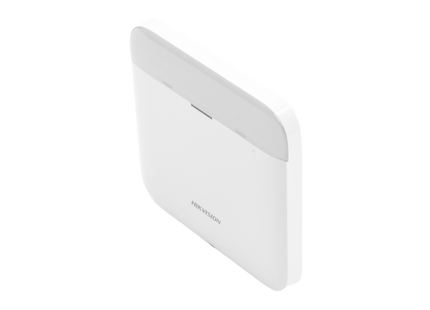 Repetidor DS-PR1-WB vista trasera con conexiones y antena