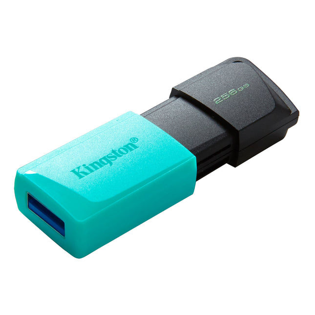 Memoria USB Kingston Exodia M | 256GB | USB 3.2 Gen 1 | Black/Teal | DTXM/256GB