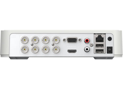 Sistema grabación Hikvision vista superior con logo y modelo