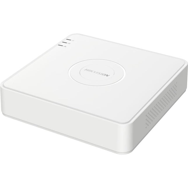 DVR Hikvision iDS-7104HQHI-M1/S grabador 4 canales vista frontal con pantalla y botones