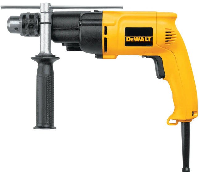 DEWALT DW505-B3 taladro percutor 1/2 pulgadas 800W, vista frontal