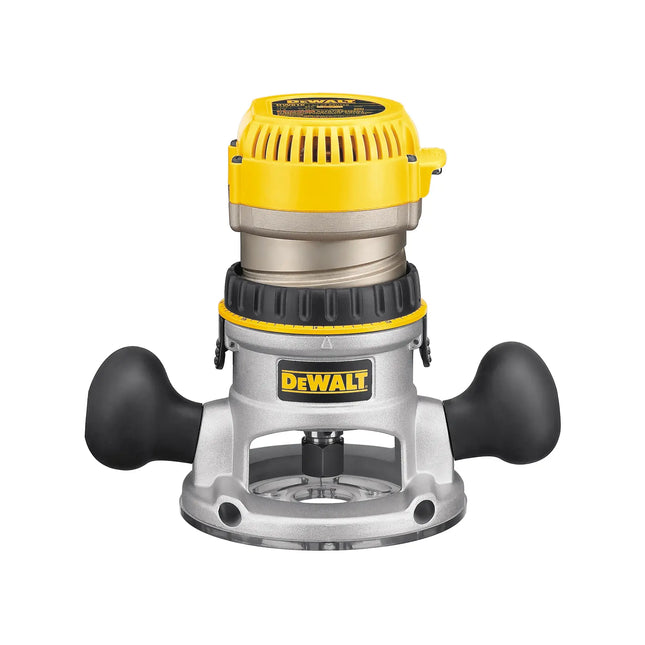 DEWALT DW616 fresadora de base fija de 1-3/4 HP amarilla y plateada