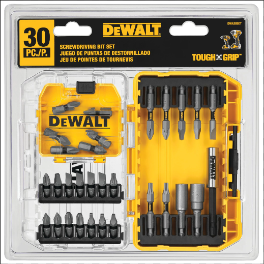 DEWALT DCK200ME2GT-B3 + DWA30SET Combo Taladro Percutor y Atornillador de Impacto 20 V MAX XR Edición McLaren con Juego de Puntas de Impacto 30 Piezas