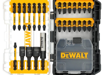 DEWALT DWANGFT26SET Set de Puntas para Atornillar FLEXTORQ® con Estuche TOUGHCASE®+ ELITE SERIES™ 26 Piezas