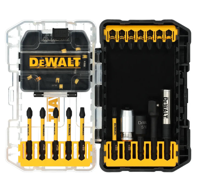 DEWALT DWANGFT32SET FLEXTORQ® Set de Puntas para Atornillar IMPACT READY® con Sistema TOUGHCASE®+ 32 Piezas