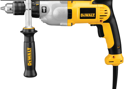 DEWALT DWD520 taladro percutor amarillo y negro con mango lateral