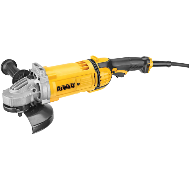 DEWALT esmeriladora angular 7 pulgadas DWE4557-B3 vista lateral