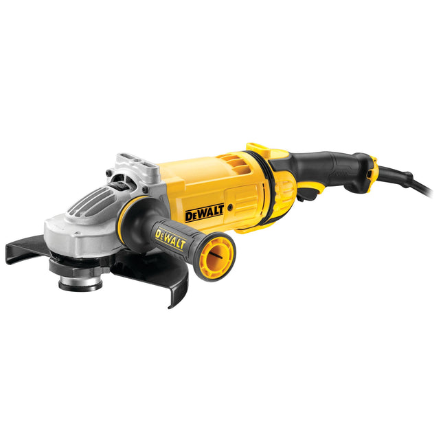 Esmeriladora angular DEWALT DWE4559-B3 de 9 pulgadas 2400W vista frontal