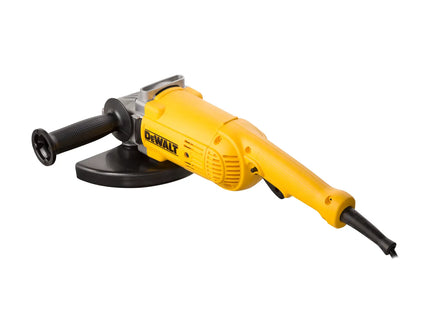 DEWALT DWE490-B3 esmeriladora angular vista lateral con cable de poder