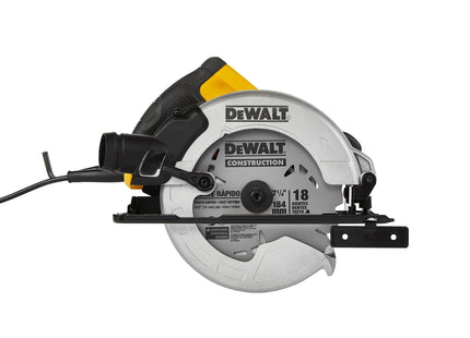 DEWALT sierra circular DWE5615-B3 vista con hoja
