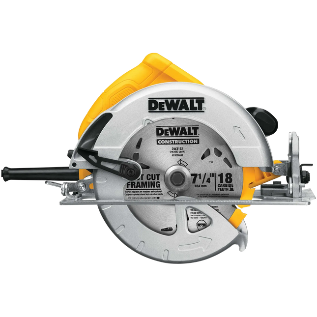 DEWALT sierra circular DWE575-B3 vista frontal