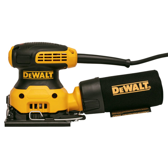 Lijadora de palma DEWALT DWE6411-B3 con bolsa de recolección de polvo