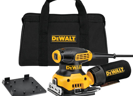 Lijadora de palma DEWALT DWE6411-B3 con bolsa de polvo y maletín