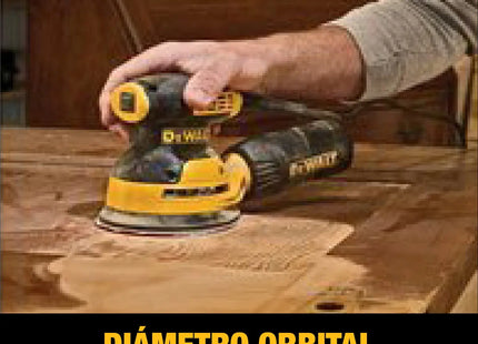DEWALT lijadora orbital DWE6421-B3 diametro orbital