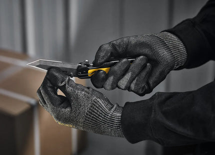 DEWALT DWHT10994 Navaja de Bolsillo con Dientes de Sierra Tanto, Hoja de 3.3"