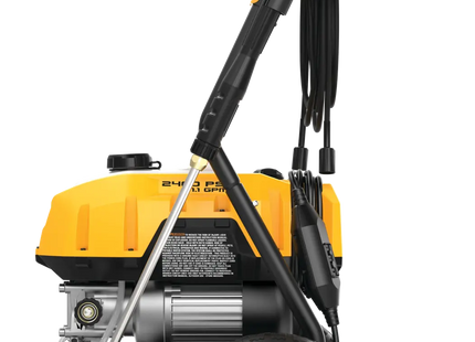 DEWALT DWPW2400 hidrolavadora, vista lateral con ruedas