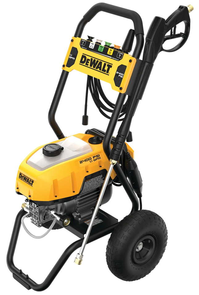 DEWALT DWPW2400 hidrolavadora, vista con panel de control
