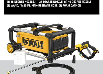 DEWALT DWPW3000, accesorios incluidos: boquillas, varilla y cañón de espuma