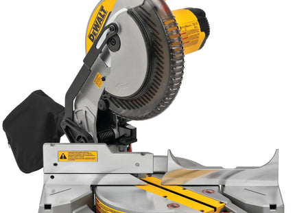 DEWALT DWS713 sierra ingleteadora 10 pulgadas amarilla y plateada con bolsa de polvo