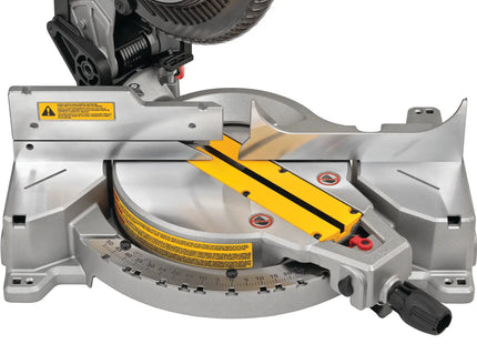 DEWALT DWS713 base con cerca metálica y perilla de ajuste