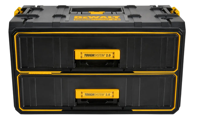 DeWalt cajonera 2 gavetas ToughSystem 2.0 DWST08320 vista frontal