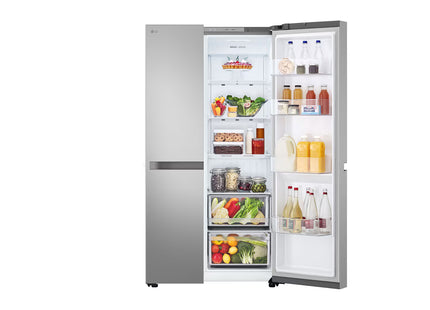 LG VS25BJNK Refrigerador Side by Side 23 pies Smart Inverter Prime Silver