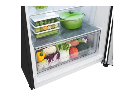 LG VT40APD Refrigeradora Top Freezer 383 L Netos / 423 L Brutos Smart Inverter y ThinQ™ Negro Mate