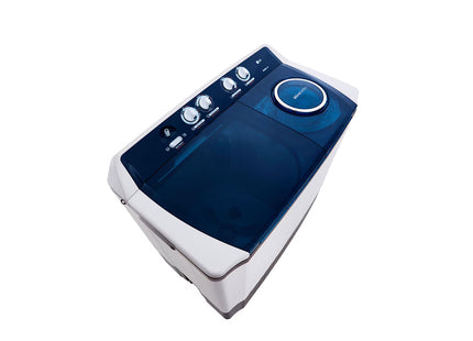 LG WP18WAR Lavadora de Doble Tina de 18 kg/10 kg con Roller Jet y Wind Jet Dry Blanca