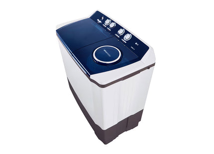 LG WP18WAR Lavadora de Doble Tina de 18 kg/10 kg con Roller Jet y Wind Jet Dry Blanca