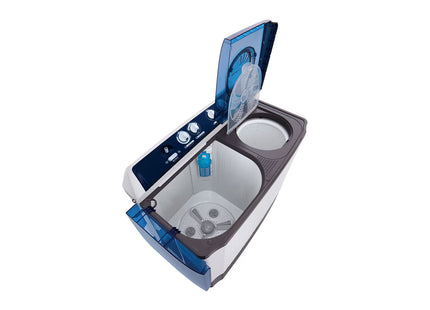 LG WP18WAR Lavadora de Doble Tina de 18 kg/10 kg con Roller Jet y Wind Jet Dry Blanca