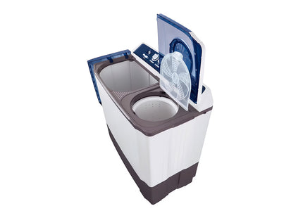 LG WP18WAR Lavadora de Doble Tina de 18 kg/10 kg con Roller Jet y Wind Jet Dry Blanca
