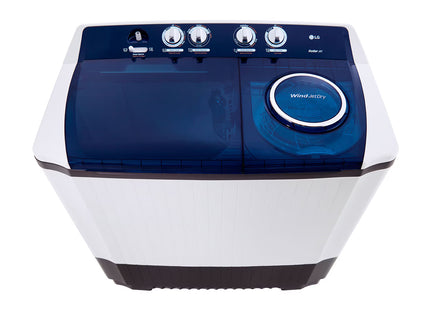 LG WP18WAR Lavadora de Doble Tina de 18 kg/10 kg con Roller Jet y Wind Jet Dry Blanca