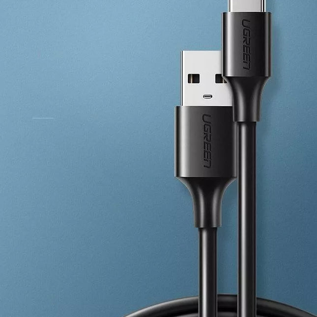 Cable UGREEN US287 | USB-A a USB-C | 1 Metro | Carga Rápida | Negro