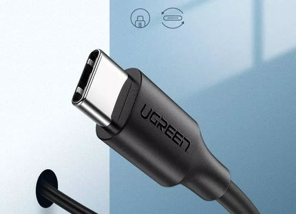 Conector USB-C macho del cable UGREEN US287 vista detallada