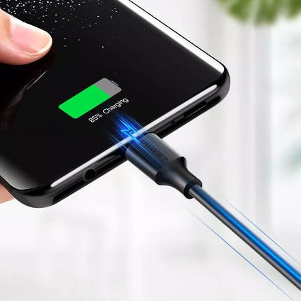 Cable UGREEN US287 | USB-A a USB-C | 1 Metro | Carga Rápida | Negro