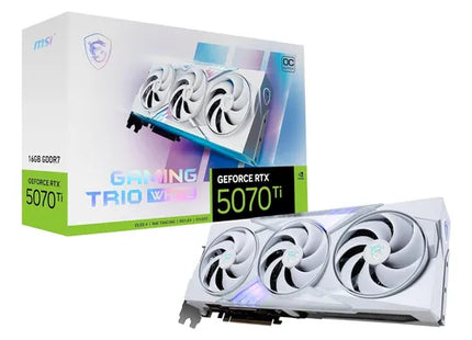 Tarjeta de Video MSI GeForce RTX 5080 GAMING TRIO OC WHITE 912-V531-418 | 16GB GDDR7 | 2715 MHz | Triple Ventilador