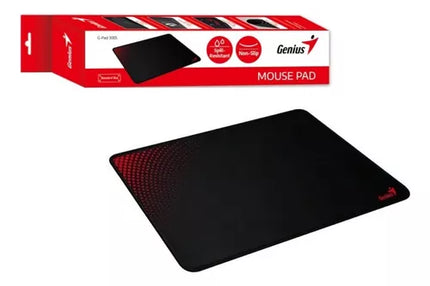 Mouse Pad Genius G-Pad 230S | Superficie Texturizada | Base Antideslizante | Tamaño 230x190mm | Color Negro