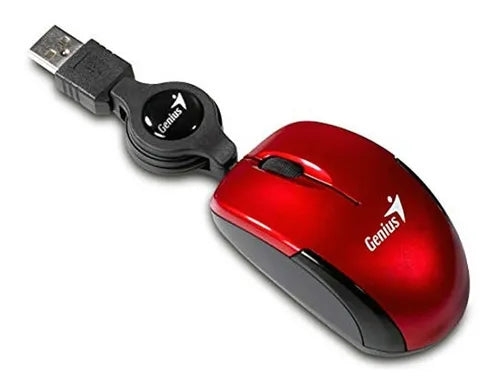 Mouse Genius RS2 Micro Traveler V2 | Alámbrico | Sensor Óptico | USB